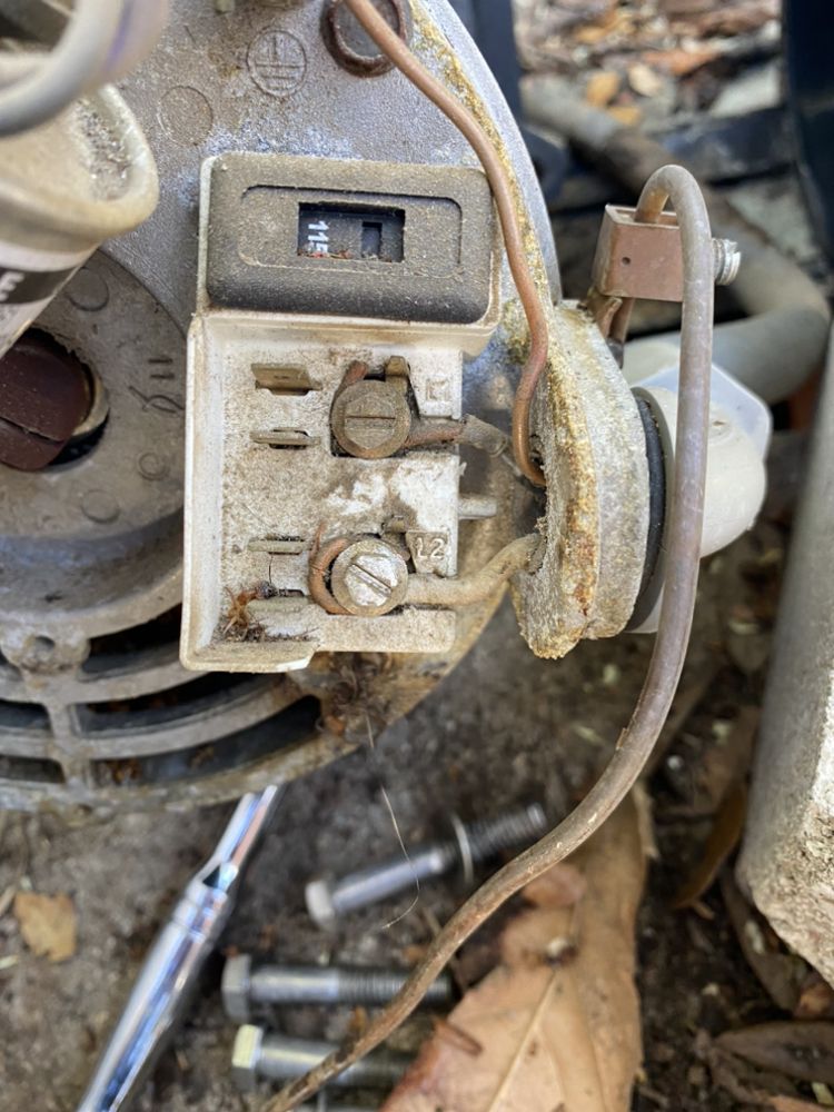 Old failing pool motor